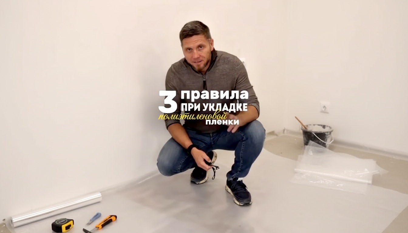 Изучаем правила при укладке полиэтиленовой пленки