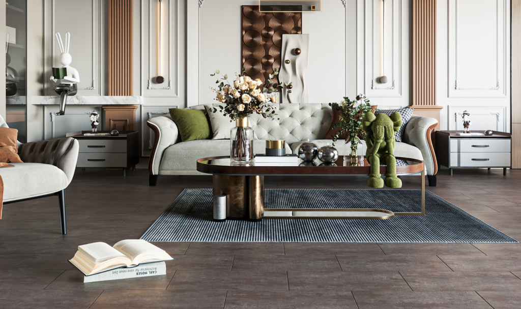 Усовершенствованная кварц-виниловая LVT плитка DAMY FLOOR из коллекции Ascent LVT