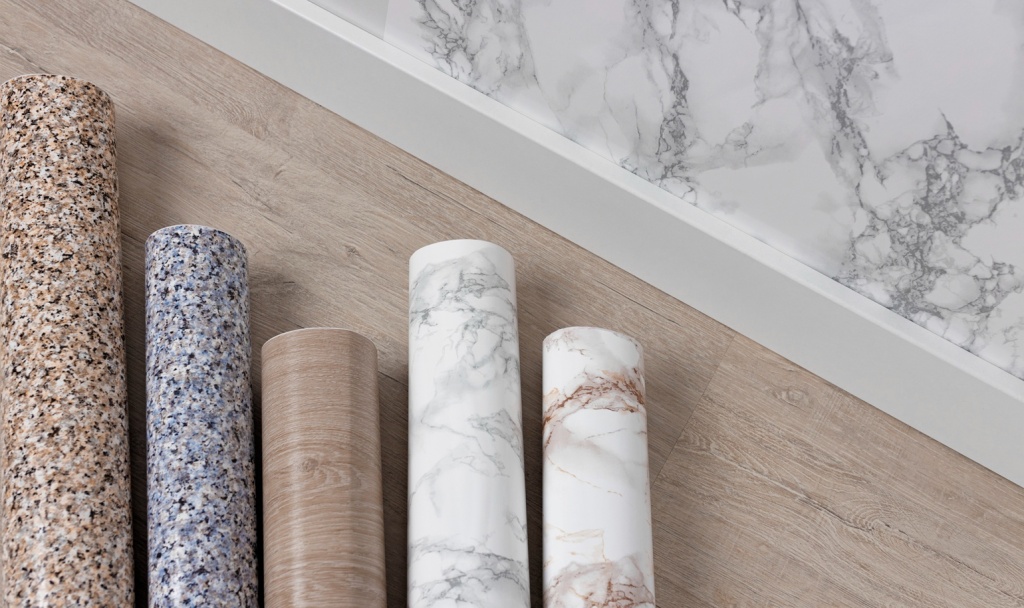 Мармолеум выпускается в самых разных декорах