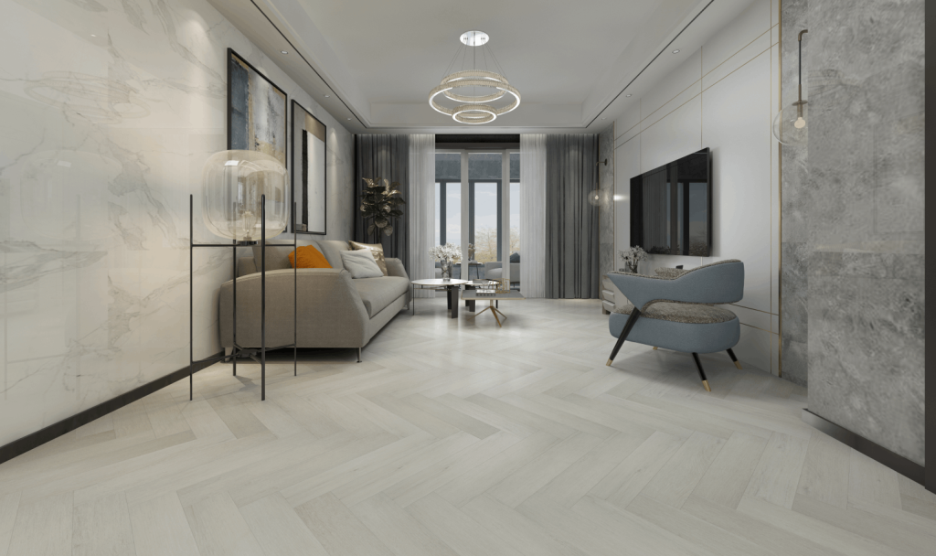 Ламинат с укладкой английской елочкой