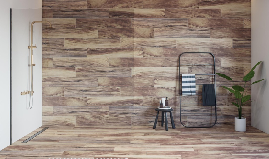 Горизонтальная палуба на акцентной стене